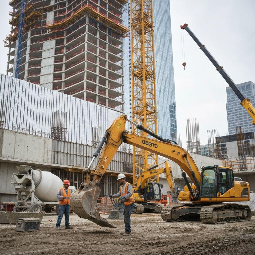 Chantier de construction moderne