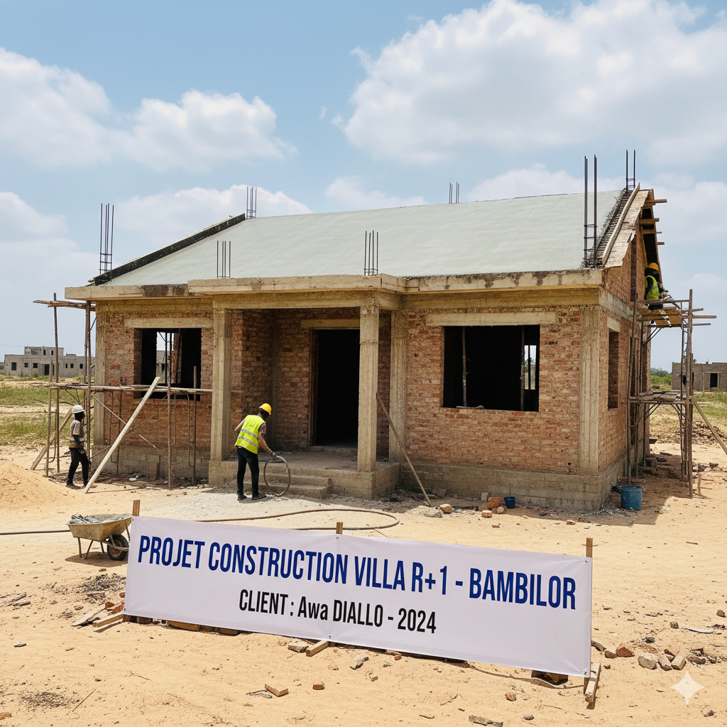 Villa construite par SECIS SARL